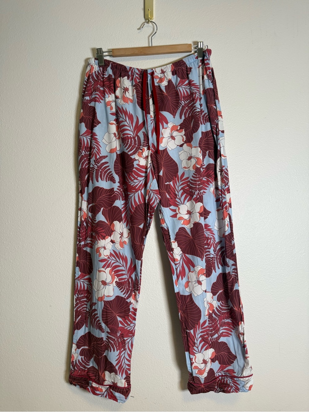 The Cat's Pajamas tropical floral print pajama 100% cotton sz XL - Picture 5 of 10